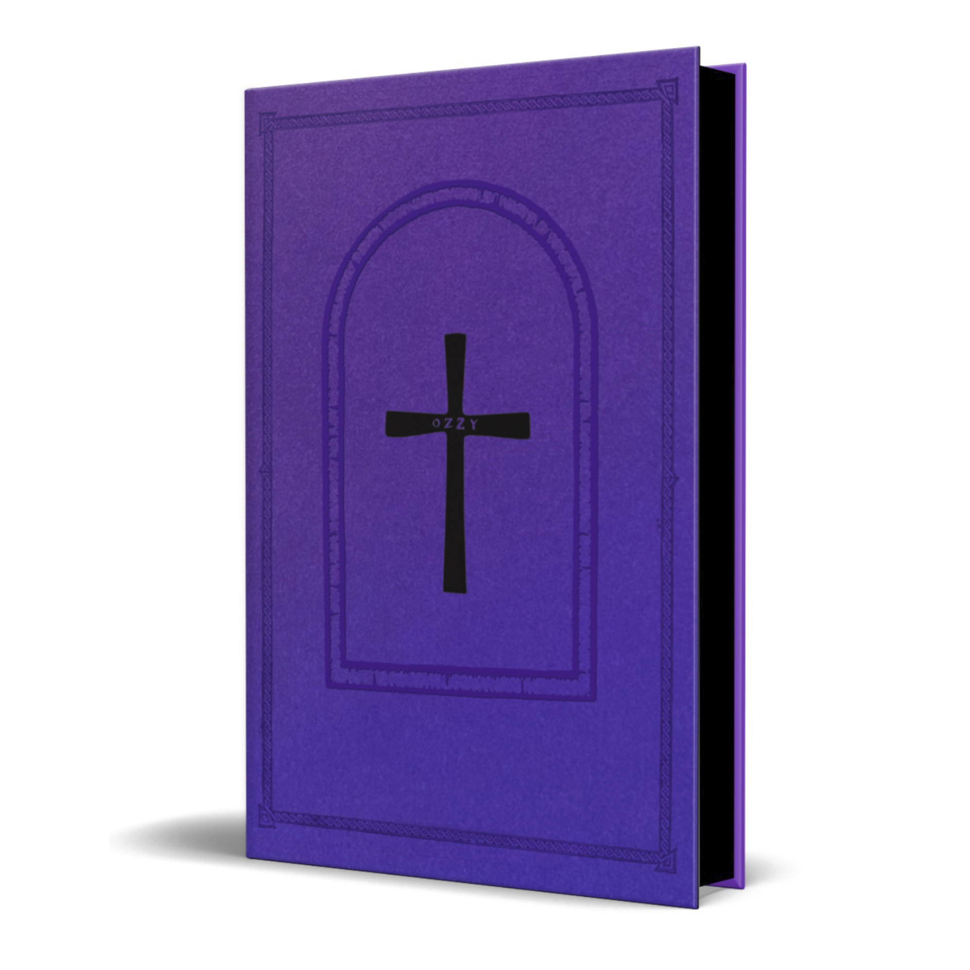 Last Rites cover, showing crucifix insignia